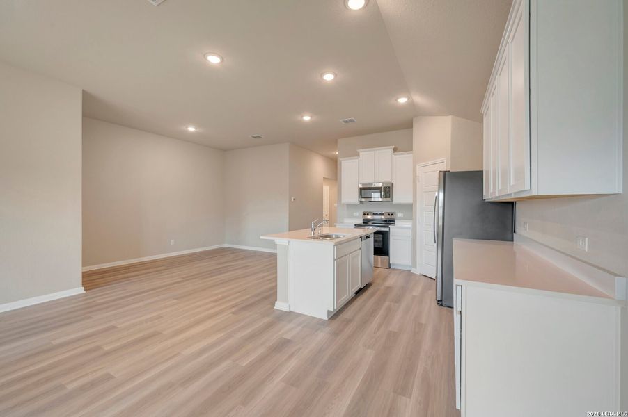 Furnished interior view inside a new home in Greenspoint Heights, Seguin (Image 8).