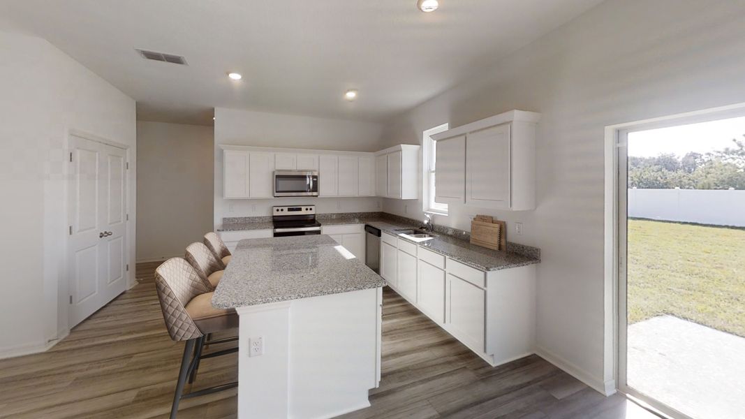 Representative furnished interior of a home built from the Palomar by Starlight Homes in The Meadows, Mebane (Image 4).