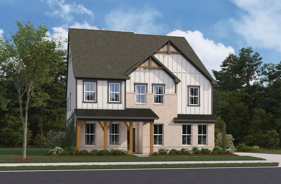 Farmhouse L Elevation Farmhouse L Elevation