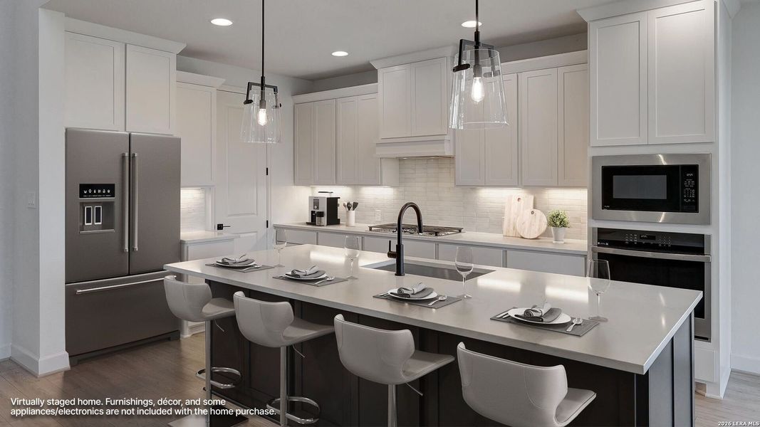 Furnished interior view inside a new home in Haby Hill, San Antonio (Image 7).