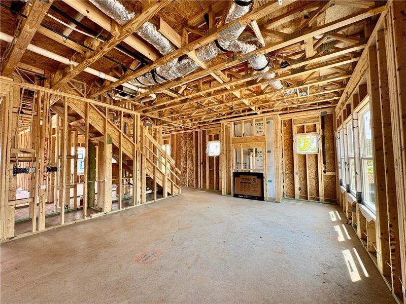 In-progress construction of a new home in Eastlyn Crossing, Flowery Branch, GA (Image 9). In-progress construction of a new home in Eastlyn Crossing, Flowery Branch, GA (Image 9).