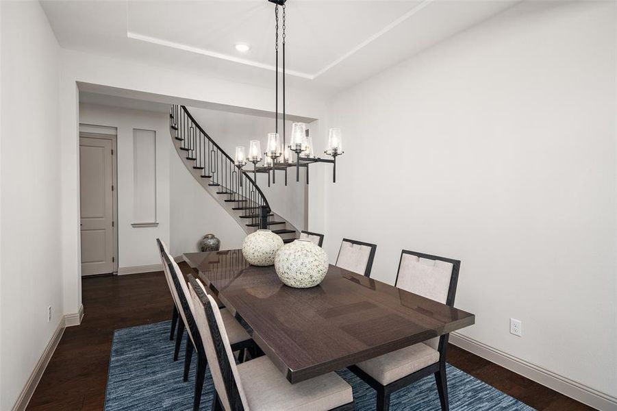 Furnished interior view inside a new home in , Frisco (Image 32).