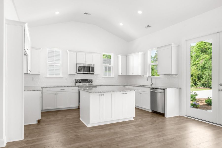 Furnished interior view inside a new home in Downtown Loris Homes, Loris (Image 12).