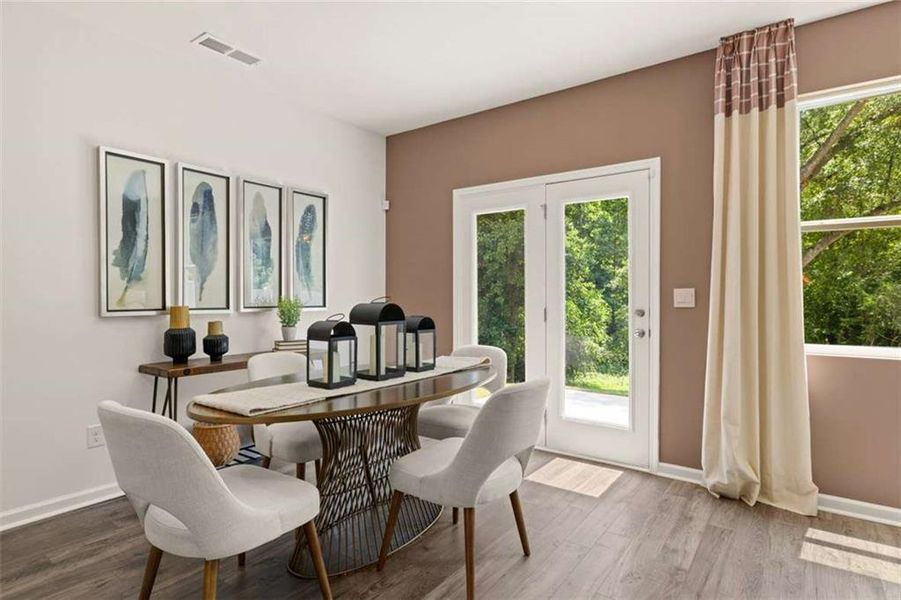 Furnished interior view inside a new home in Inverness at Sugarloaf, Lawrenceville (Image 30).