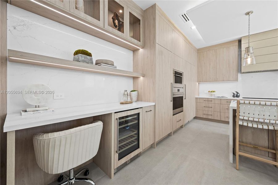 Furnished interior view inside a new home in , Fort Lauderdale (Image 85).