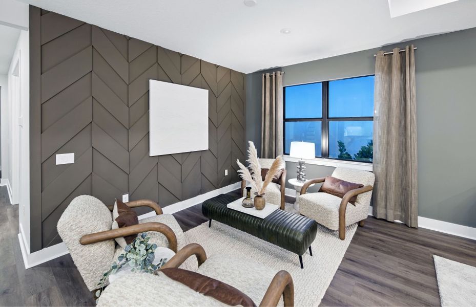 Expansive Extended Gathering Room