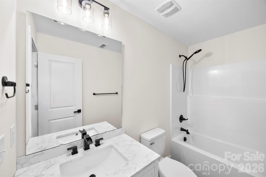 Furnished interior view inside a new home in , Albemarle (Image 10).