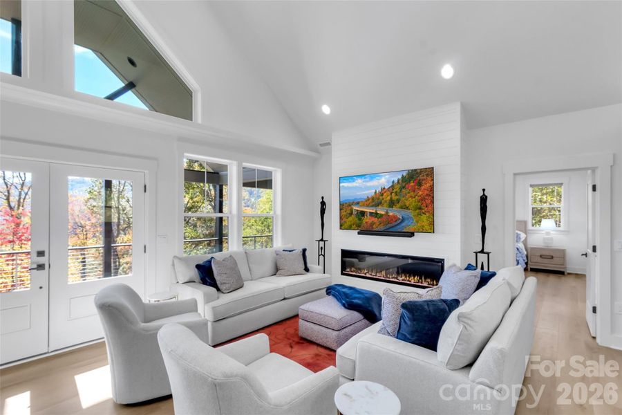 Furnished interior view inside a new home in , Waynesville (Image 10).