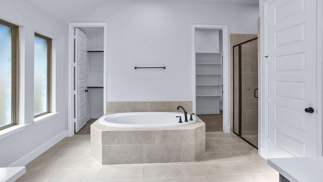 Furnished interior view inside a new home in Woodhavyn 50', Magnolia (Image 5).