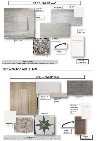 Representative photo of design selections for 8905 S Riviera Way