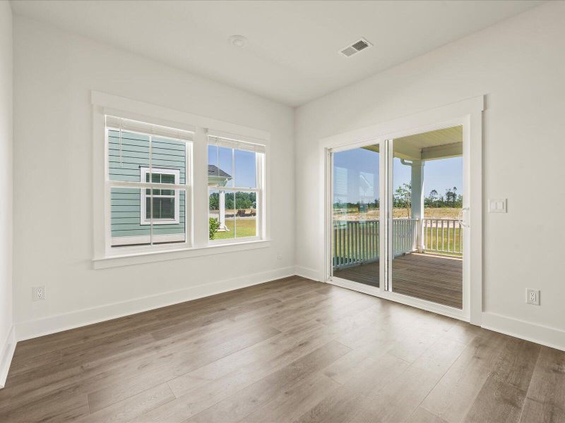 Spacious, unfurnished interior of a new home in The Coves at Lakes of Cane Bay, Summerville (Image 22). Spacious, unfurnished interior of a new home in The Coves at Lakes of Cane Bay, Summerville (Image 22).