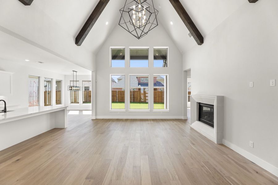 Representative unfurnished interior of a home built from the 5032 by Tradition Homes in Lakewood at Brookhollow – 60′ Lots, Prosper (Image 15).