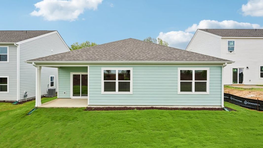 Exterior details and patio area of a home in Bexford, Willow Spring (Image 13). Exterior details and patio area of a home in Bexford, Willow Spring (Image 13).