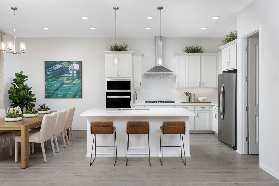 Furnished interior in a model home at Tyler Ranch in Buckeye (Image 20).