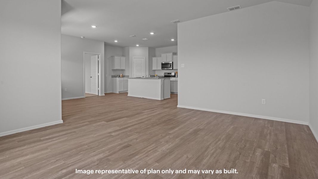 Representative unfurnished interior of a home built from the The Denton by D.R. Horton in Allen Farms, Lubbock (Image 11).