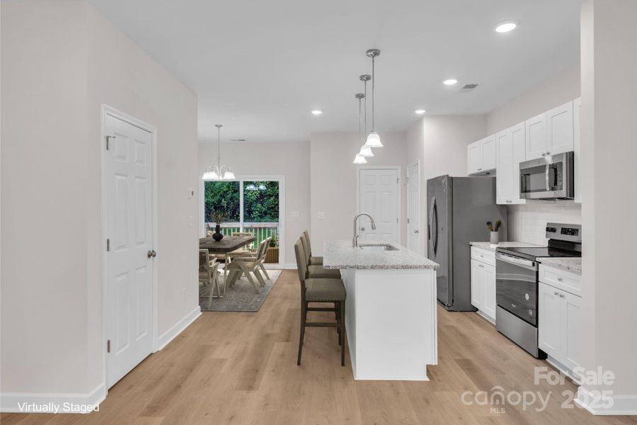 Furnished interior view inside a new home in , Statesville (Image 14).