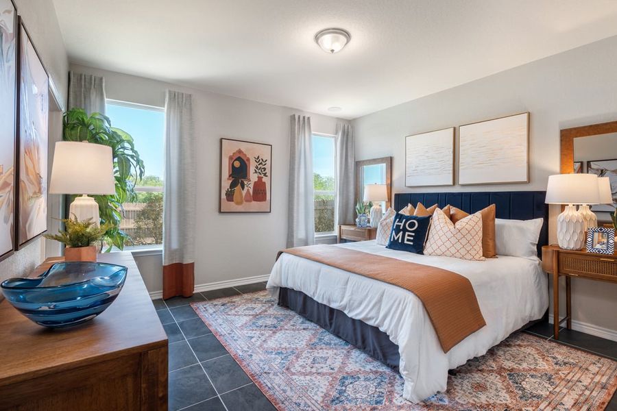 Representative furnished interior of a home built from the 1377 by KB Home in Knox Ridge, Converse (Image 6).