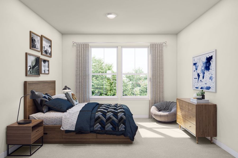 Representative furnished interior of a home built from the Lantana by Tri Pointe Homes in Terrace Collection At Turner's Crossing, Buda (Image 15).