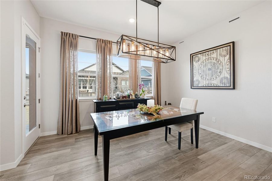 Eat-In Dining Room With Door to Patio!