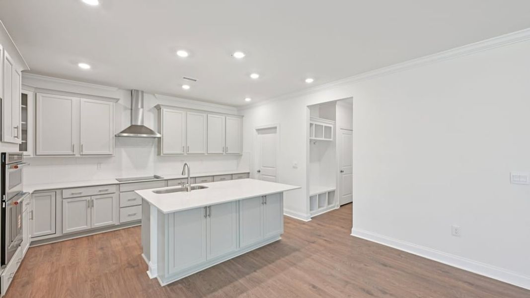 Representative furnished interior of a home built from the Wylie by D.R. Horton in Eagle Creek, Fuquay Varina (Image 4).