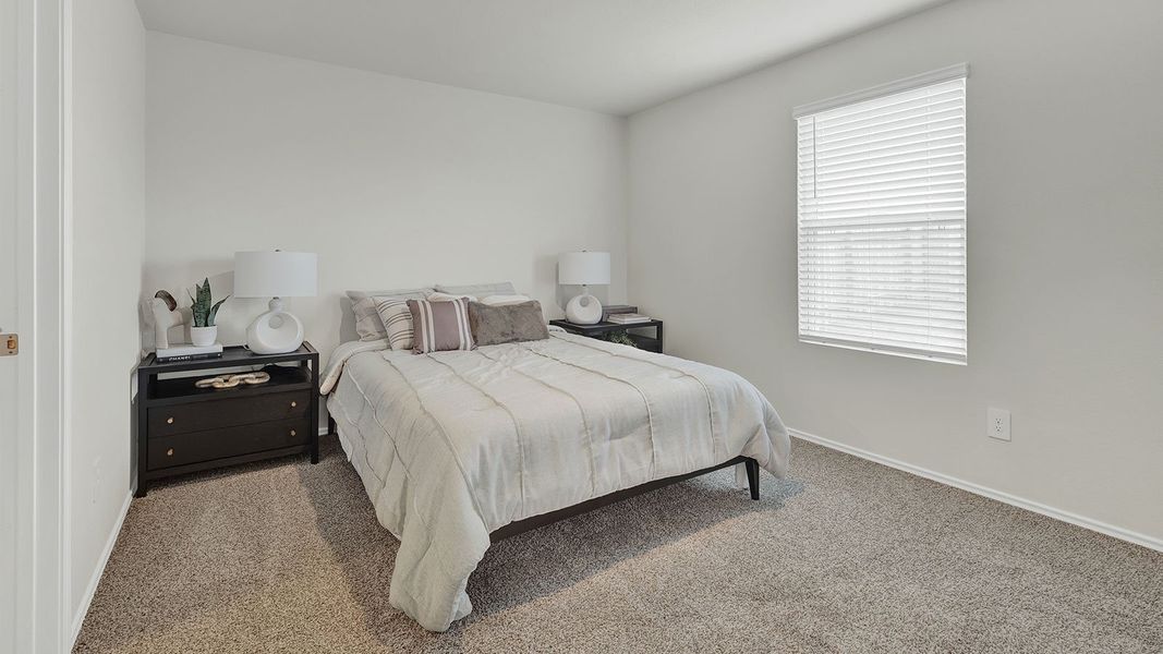 Furnished interior view inside a new home in Bollinger, Uhland (Image 12).