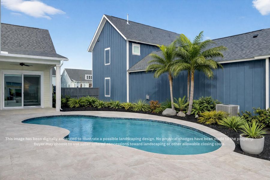 Exterior details and patio area of a home in The Domus Collection at Midtown Nexton, Summerville (Image 4). Exterior details and patio area of a home in The Domus Collection at Midtown Nexton, Summerville (Image 4).
