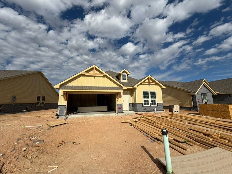 In-progress construction of a new home in Covenant Park, Springtown, TX (Image 3).