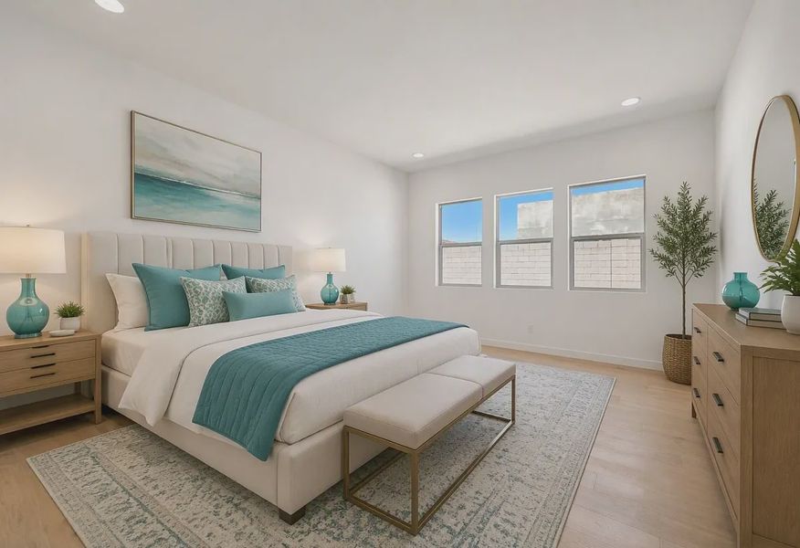 Primary Bedroom Virtually Staged - 11 of 15