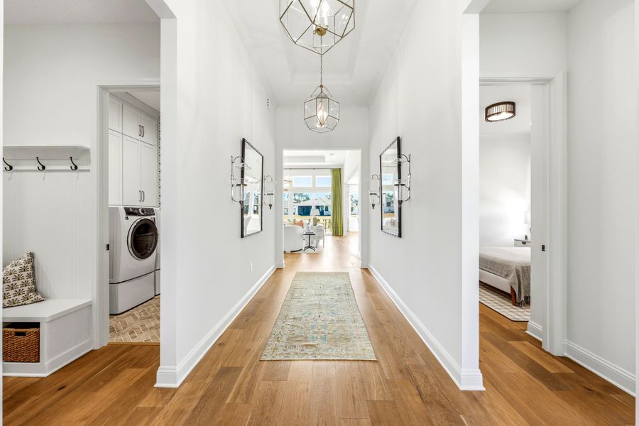 Furnished interior view inside a new home in Amelia National Country Club, Fernandina Beach (Image 5).