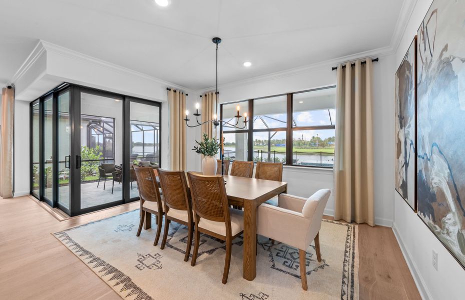 Representative furnished interior of a home built from the Renown by Del Webb in Del Webb Naples, Ave Maria (Image 9).