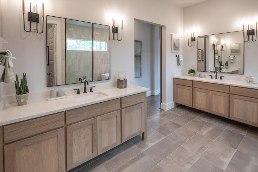 Furnished interior view inside a new home in The Highlands, Porter (Image 5).