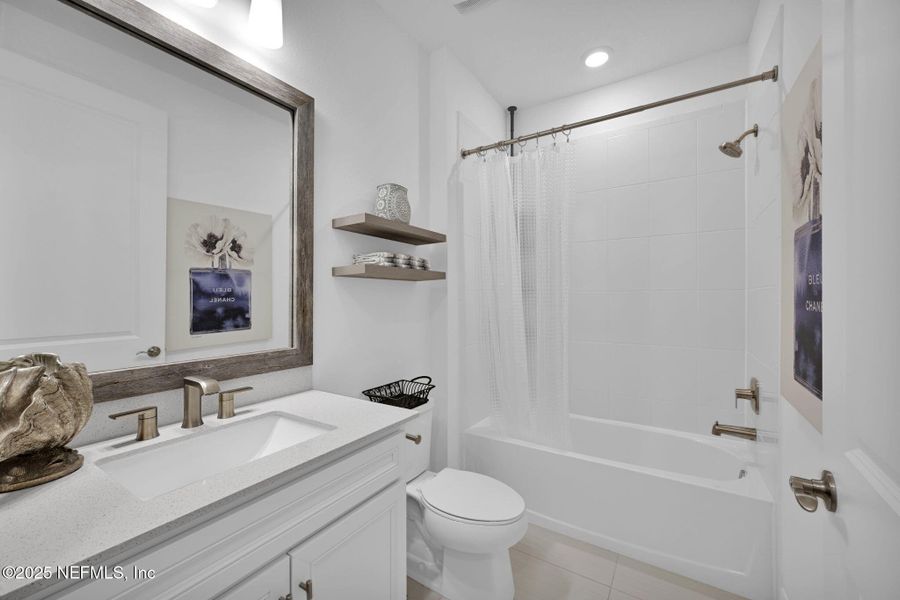 Furnished interior view inside a new home in , Jacksonville (Image 13). Furnished interior view inside a new home in , Jacksonville (Image 13).