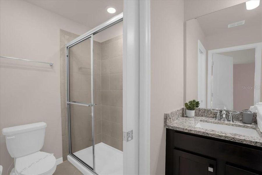 Furnished interior view inside a new home in , Clermont (Image 23).