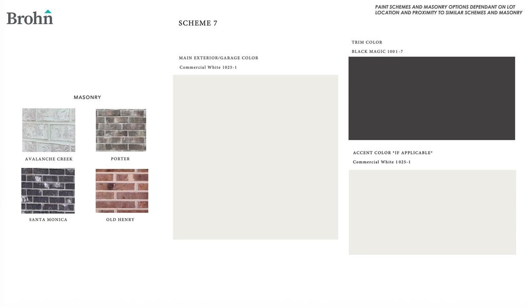 Exterior Scheme Representative