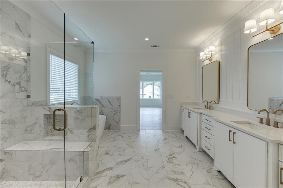 Furnished interior view inside a new home in , Buford (Image 15).