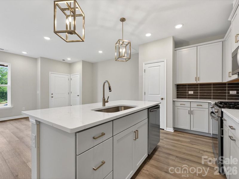 Furnished interior view inside a new home in Hardy Pond Townhomes, Rock Hill (Image 6).