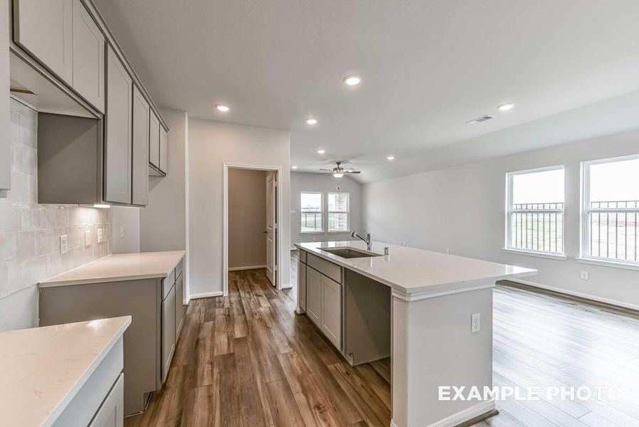 Furnished interior view inside a new home in River Ranch Meadows, Dayton (Image 4).