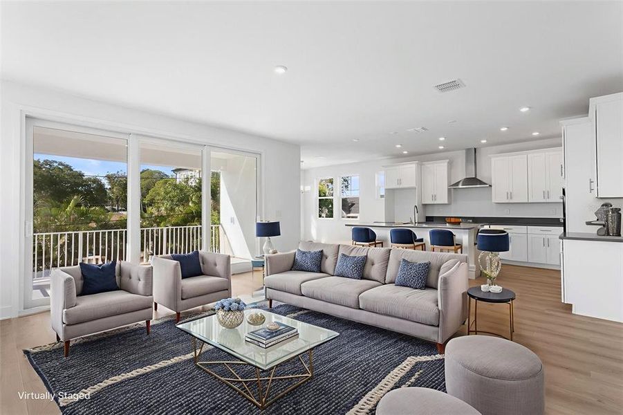 Furnished interior view inside a new home in , St. Petersburg (Image 14).