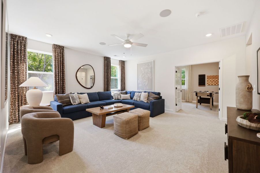 Representative furnished interior of a home built from the The Aspen by Davidson Homes LLC in Ashland, Holly Springs (Image 26).