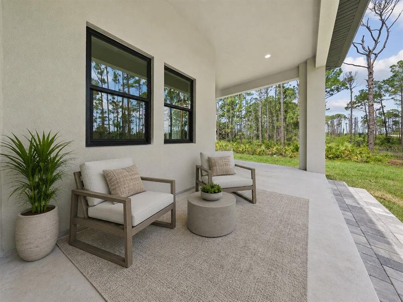 Exterior details and patio area of a home in , Port Charlotte (Image 42). Exterior details and patio area of a home in , Port Charlotte (Image 42).