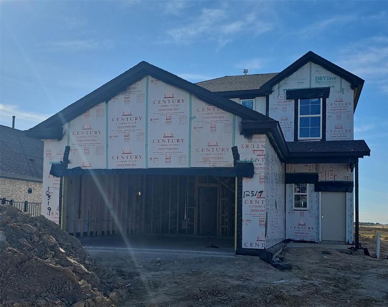 In-progress construction of a new home in Creekland Village at Bridgeland, Cypress, TX (Image 17).