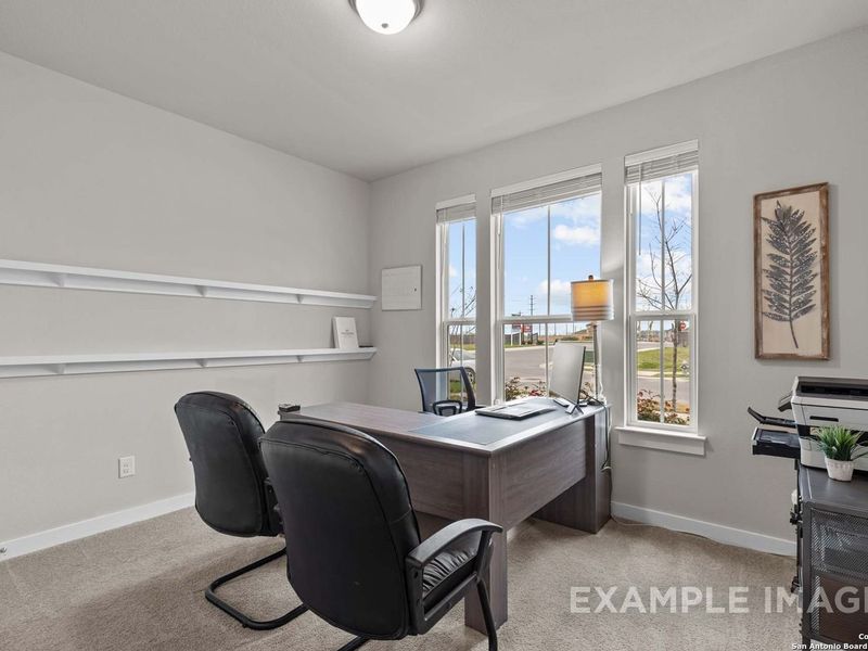 Furnished interior view inside a new home in Hannah Heights, Seguin (Image 28).