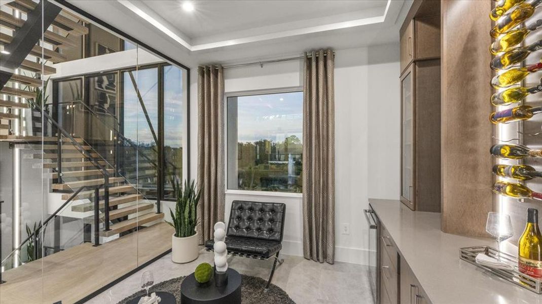 Furnished interior view inside a new home in Legends Bay, Bradenton (Image 56).