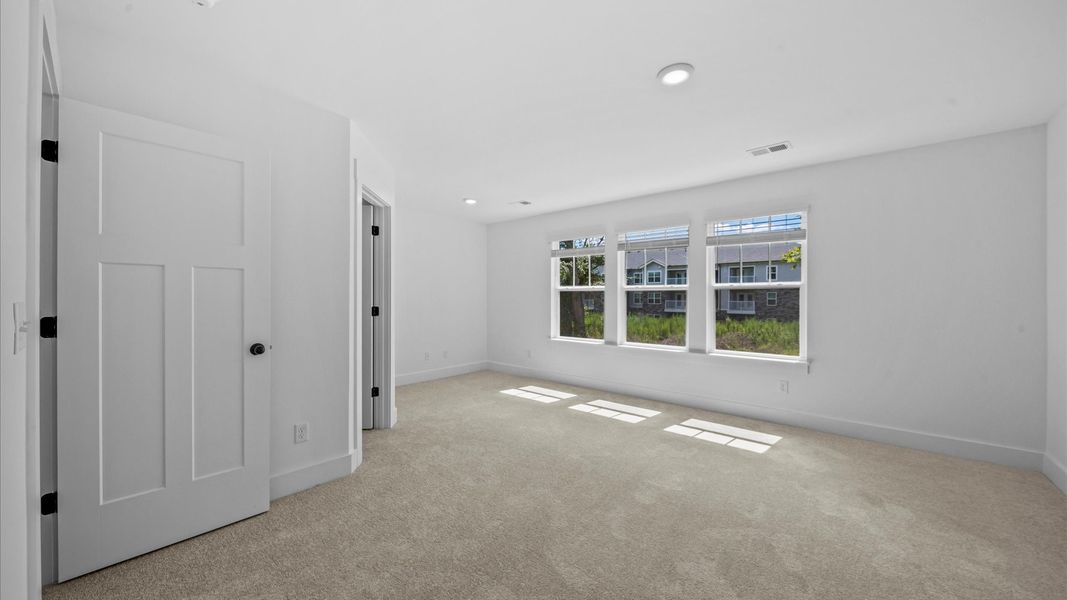 Furnished interior view inside a new home in Hickory Heights, Greenville (Image 22). Furnished interior view inside a new home in Hickory Heights, Greenville (Image 22).