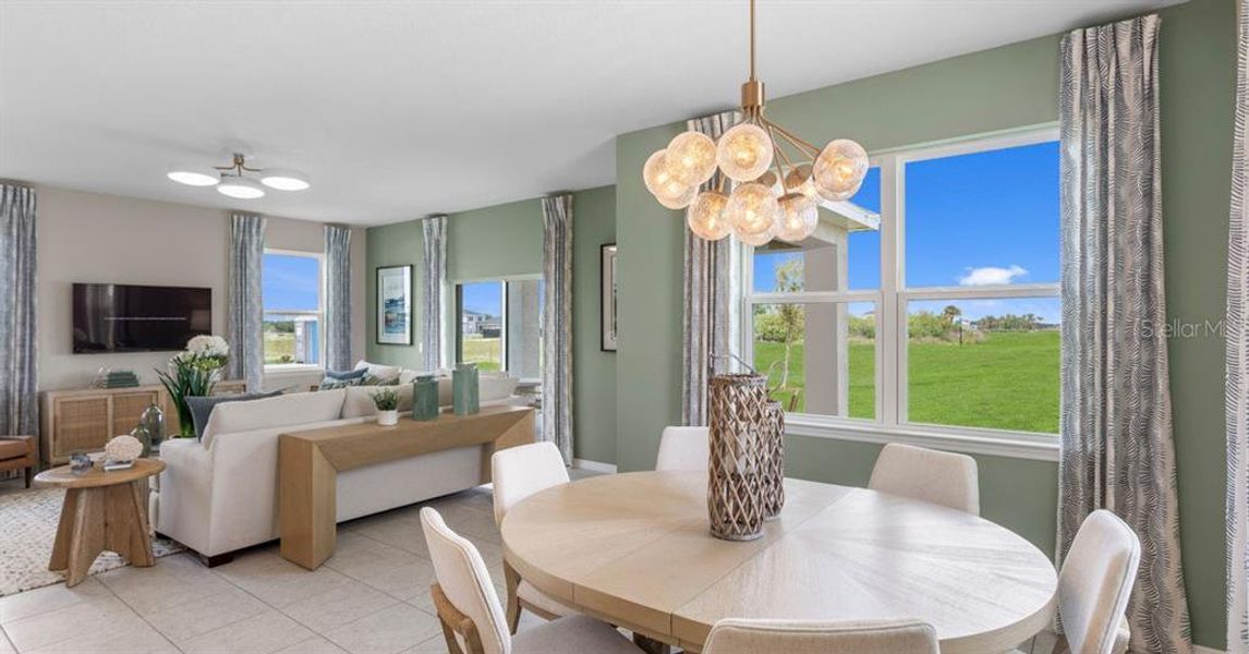 Furnished interior view inside a new home in Oakfield Trails, Parrish (Image 20).