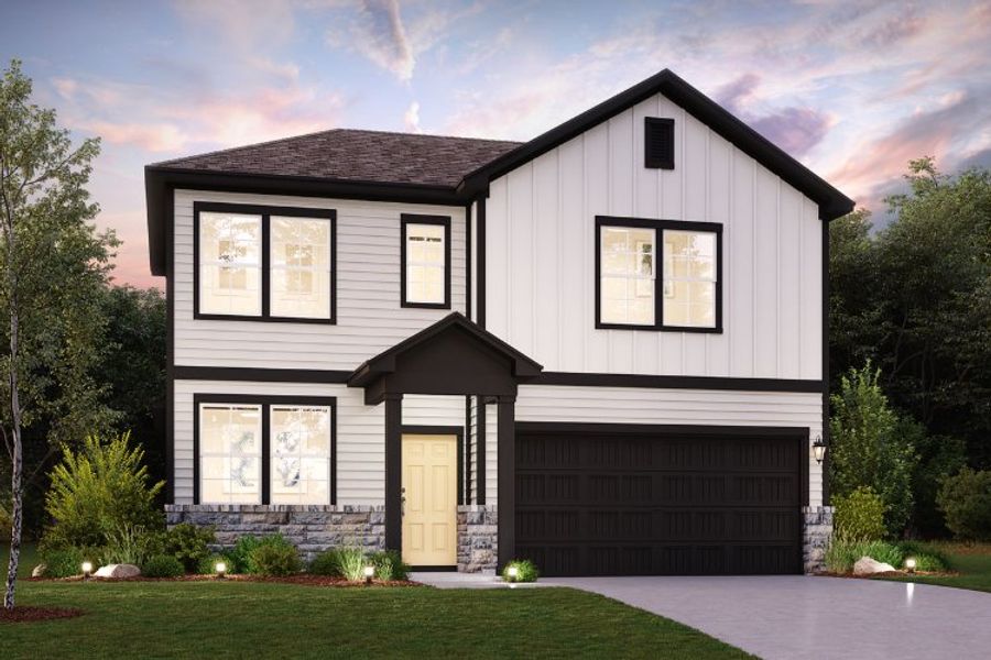 Paige plan, elevation B Paige plan, elevation B