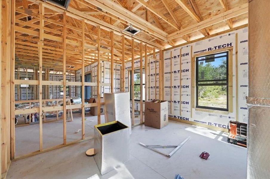 In-progress construction of a new home in , Avon Park, FL (Image 8).