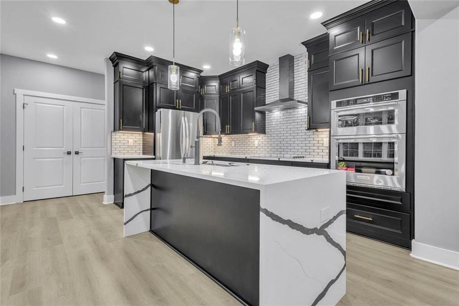 Furnished interior view inside a new home in , Fairburn (Image 6).