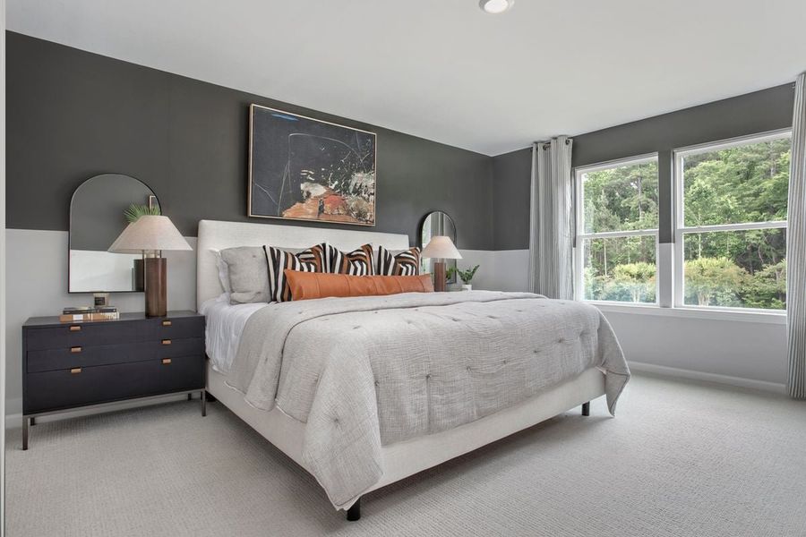 Furnished interior view inside a new home in Bridgepoint, Chapel Hill (Image 5).