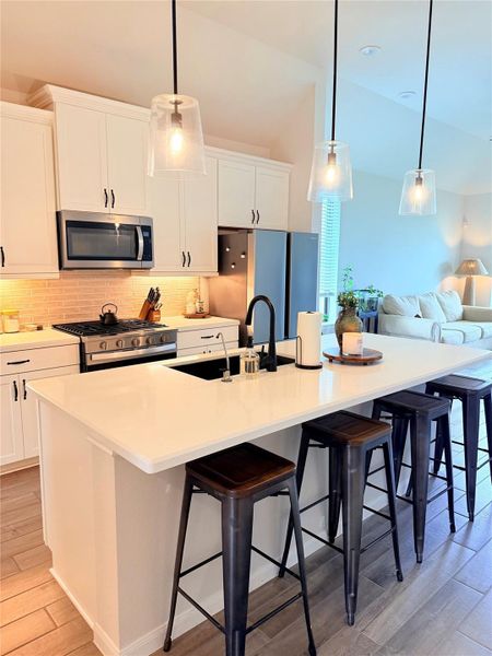 Furnished interior view inside a new home in , Richmond (Image 18).